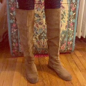 Lucky Brand Over the Knee Suede Boots